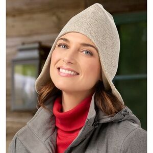 The Vermont Country Store Frost Fighter Wool Ragg Sherpa Hat